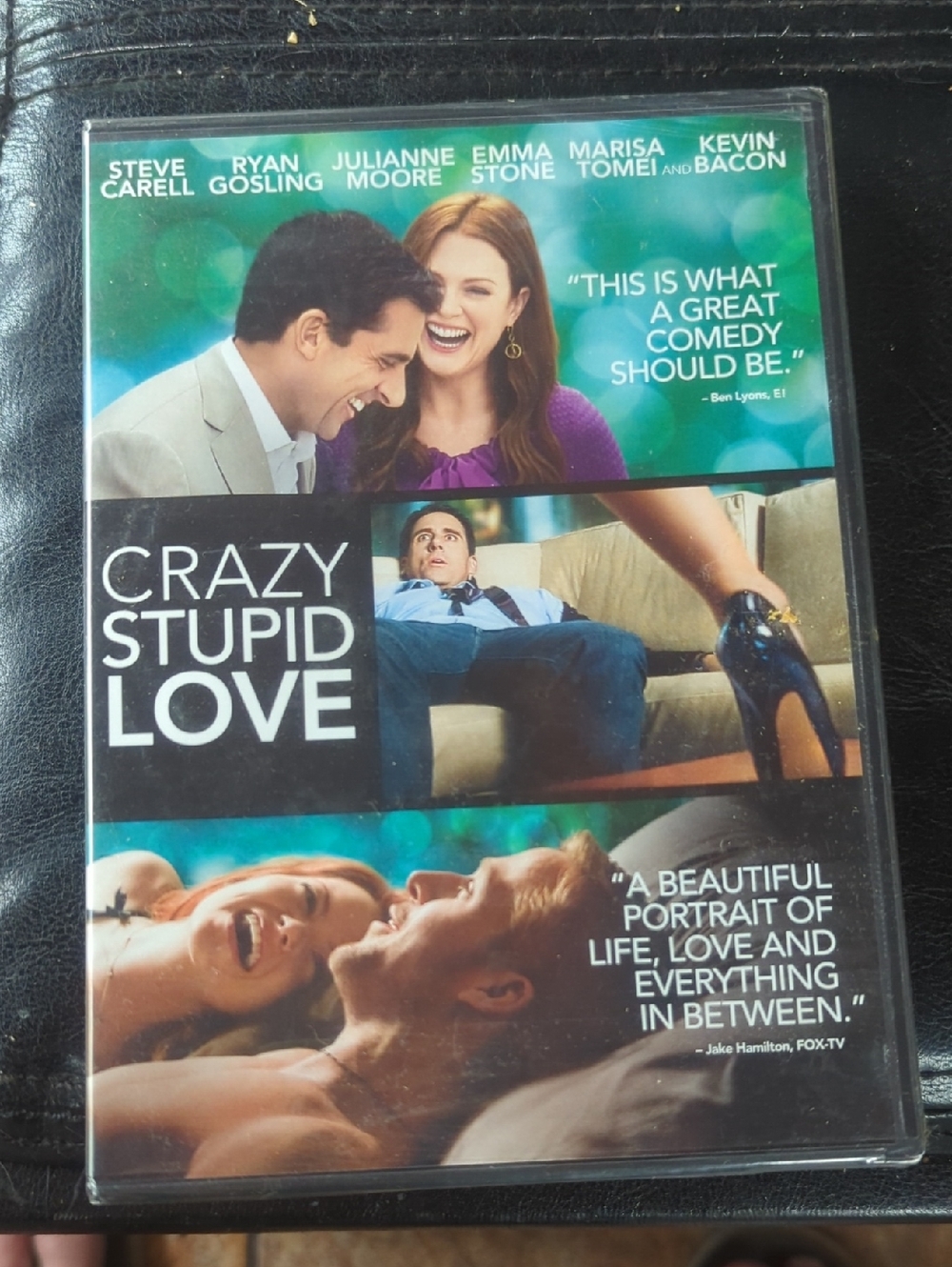 Warner Bros. Crazy Stupid Love DVD - Green & Black Cover